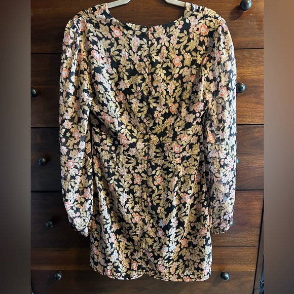 Nasty Gal Nothin’ Bud Love Floral Mini Dress Size 10 - Picture 9 of 10